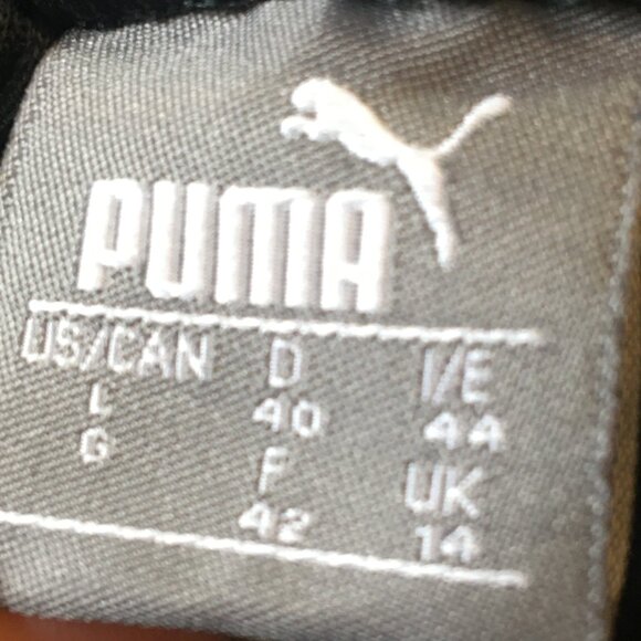 Puma Jogger Sweatpants Mens Large Black Pockets Pull On Athleisure Athletic - Picture 9 of 9